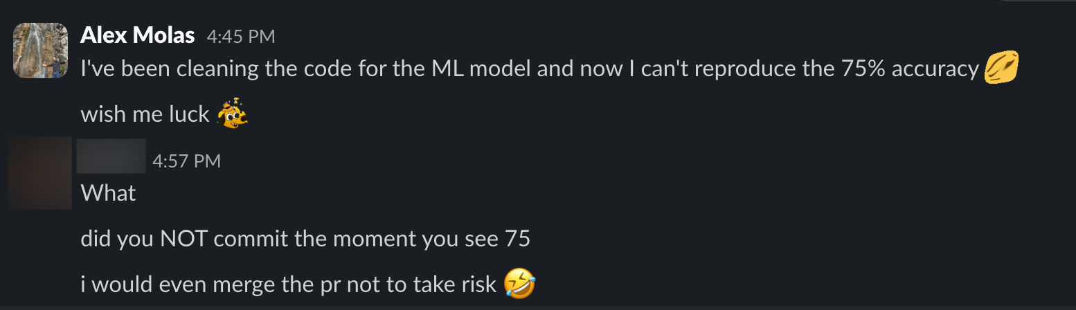My colleague having a good fun